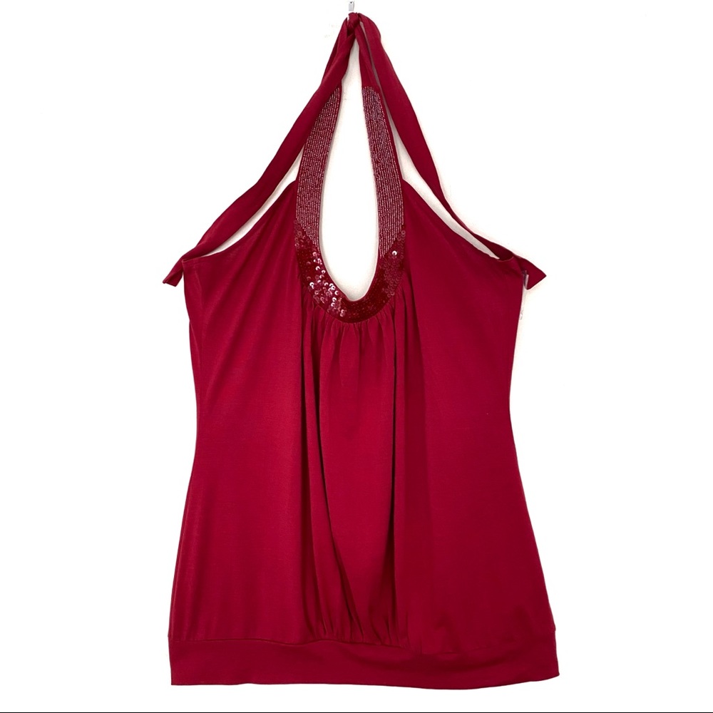 Massimo Dutti red top